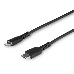 StarTech.com Câble USB-C vers Lightning Noir Robuste 1m - Câble de Charge/Synchronistation USB Type C vers Lightning Fibre Aramide - iPad/iPhone 12...