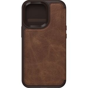 OtterBox Strada Folio Series pour Apple iPhone 13 Pro, Espresso Brown Blanc