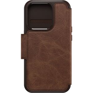 OtterBox Strada Series Folio MagSafe pour iPhone 15 Pro, Espresso (Brown)