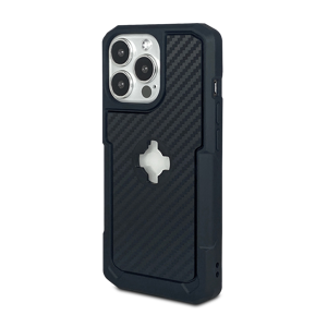 X-Guard Coque Téléphone X-Guard iPhone 13 Pro Look Carbone -
