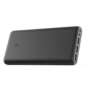 Anker PowerCore 26800 - Banque d'alimentation - 26800 mAh - 96.48 Wh - 6 A - IQ - 3 connecteurs de sortie (3 x USB Type A) - noir Noir - Publicité