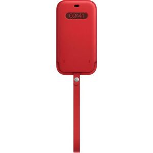 Housse en cuir Apple avec MagSafe pour iPhone 12 Pro Max (PRODUCT)RED Rouge - Publicité