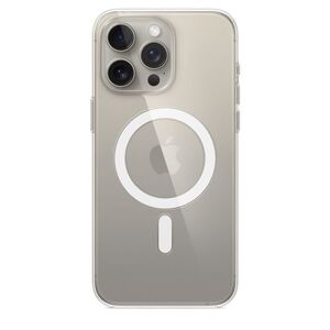 Apple Coque en silicone avec MagSafe pour iPhone 15 Pro Max Transparent Transparent - Publicité