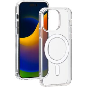 BBC Coque hybride en silicone BigBen Connected Magsafe pour iPhone 15 Pro Max Transparent Transparent - Publicité