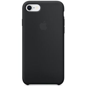 Coque en silicone Apple Noire pour iPhone SE 2022 / 2020 et 8 / 7 Noir - Publicité