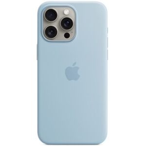 Apple Coque en silicone avec MagSafe pour iPhone 15 Pro Max Bleu clair Bleu clair - Publicité