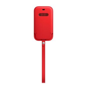 Iphone 12 Mini Leather Magsafe Rouge Rouge One Size unisex