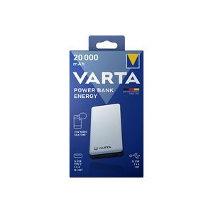Varta Energy 20000 Lithium Polymère (LiPo) 20000 mAh Noir, Blanc, Batterie portable - Publicité