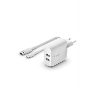 Belkin chargeur secteur 2 ports + câble USB-A/USB-C - Informatique Réseau > Accessoires et câbles - Publicité