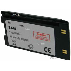 Otech Batterie de téléphone portable pour SAMSUNG SGH2400 black Li-ion 1200mAh