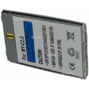 Otech Batterie de téléphone portable pour SAGEM MYC2-2 Li-Ion 900 / 1000mAh silver