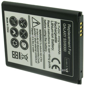 Otech Batterie de téléphone portable pour SAMSUNG GALAXY S3 / i9300 3.7V 2100mAh
