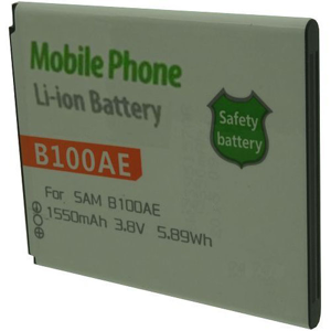 Otech Batterie de téléphone portable pour SAMSUNG B100AE 3.8V Li-Ion 1550mAh