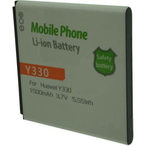 Otech Batterie de téléphone portable pour HUAWEI Y330 3.7V Li-Ion 1500mAh