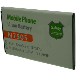 Otech Batterie de téléphone portable pour SAMSUNG N7505 3.7V Li-Ion 3100mAh