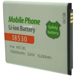 Otech Batterie de téléphone portable pour SAMSUNG I8530 3.8V Li-Ion 1600mAh