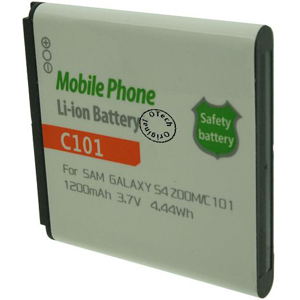 Otech Batterie de téléphone portable pour SAMSUNG C101 / GALAXY S4 ZOOM SMC101 3.7V Li-Ion 1200mAh