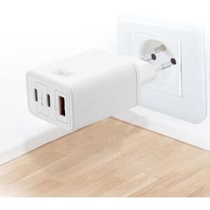 Tnb Chargeur rapide 3 USB-A & C 65W TNB - Blanc