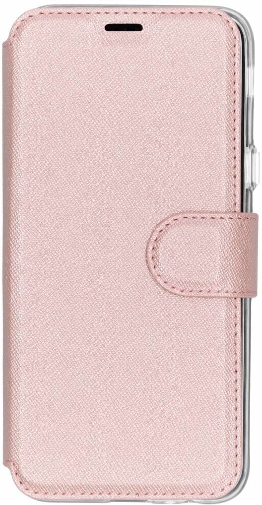 Accezz Étui de téléphone portefeuille Xtreme Wallet pour Samsung Galaxy J6 - Rose Champagne