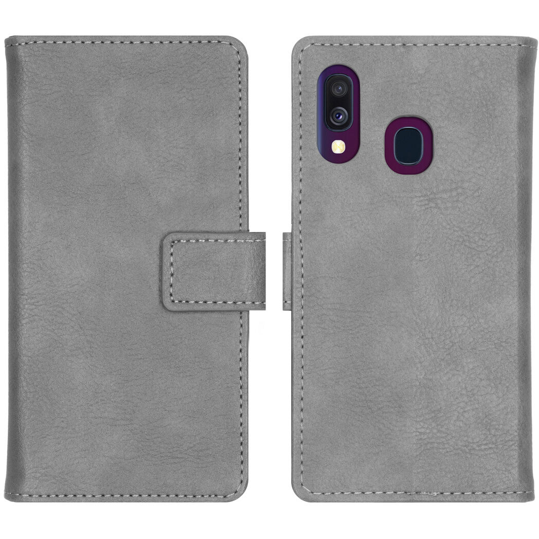 iMoshion Étui de téléphone portefeuille Luxe pour le Samsung Galaxy A40 - Gris