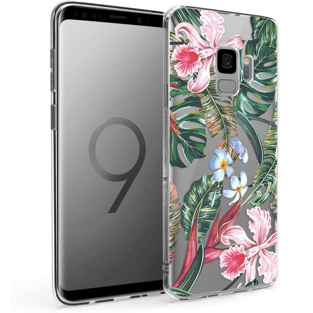 iMoshion Coque Design pour le Samsung Galaxy S9 - Jungle - Vert / Rose