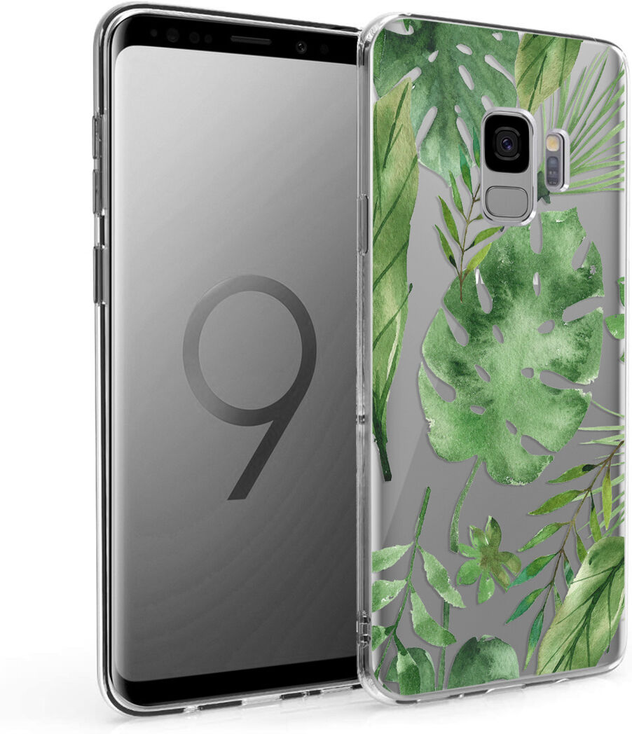 iMoshion Coque Design pour le Samsung Galaxy S9 - Feuilles - Vert