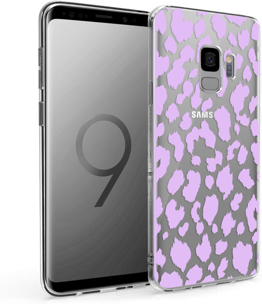 iMoshion Coque Design pour le Samsung Galaxy S9 - Léopard - Violet