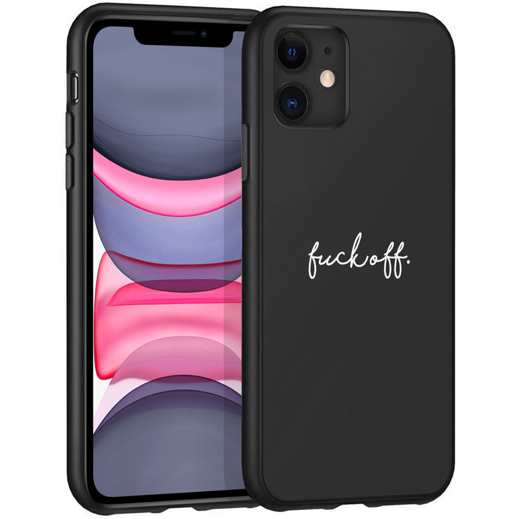 iMoshion Coque Design pour l'iPhone 11 - Fuck Off - Noir