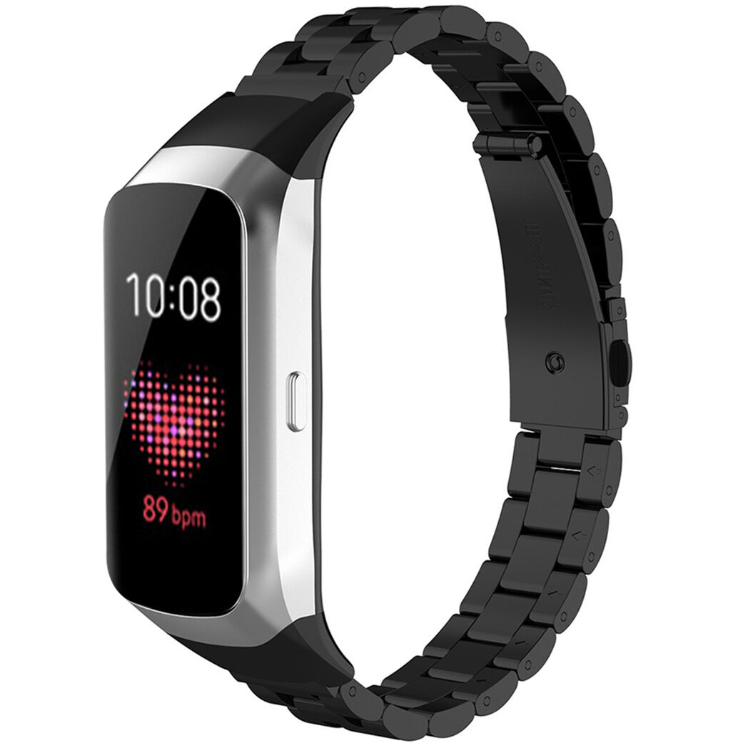 iMoshion Bracelet de montre en acier pour le Samsung Galaxy Fit - Noir
