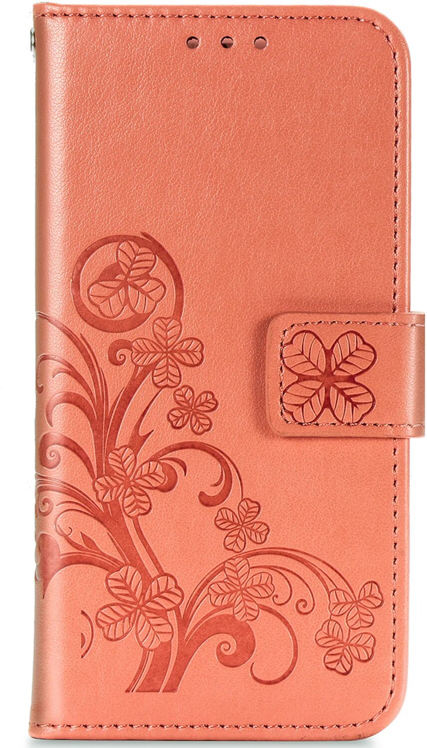 Coquedetelephone.fr Etui de téléphone Fleurs de Trèfle pour le Samsung Galaxy A42 - Orange