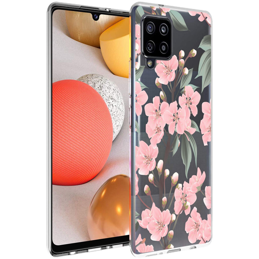 iMoshion Coque Design pour le Samsung Galaxy A42 - Fleur - Rose / Vert