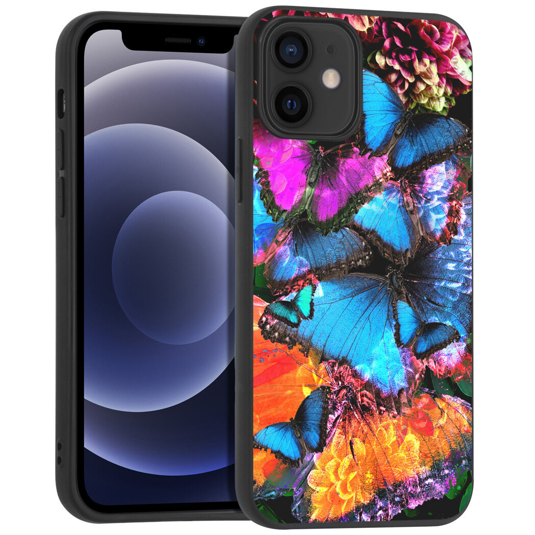 iMoshion Coque Design pour l'iPhone 12 Mini - Jungle - Papillon