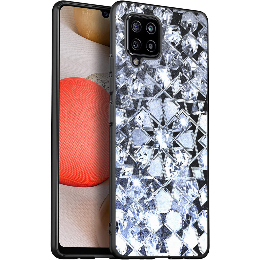 iMoshion Coque Design pour le Samsung Galaxy A42 - Graphique - Bling Argent