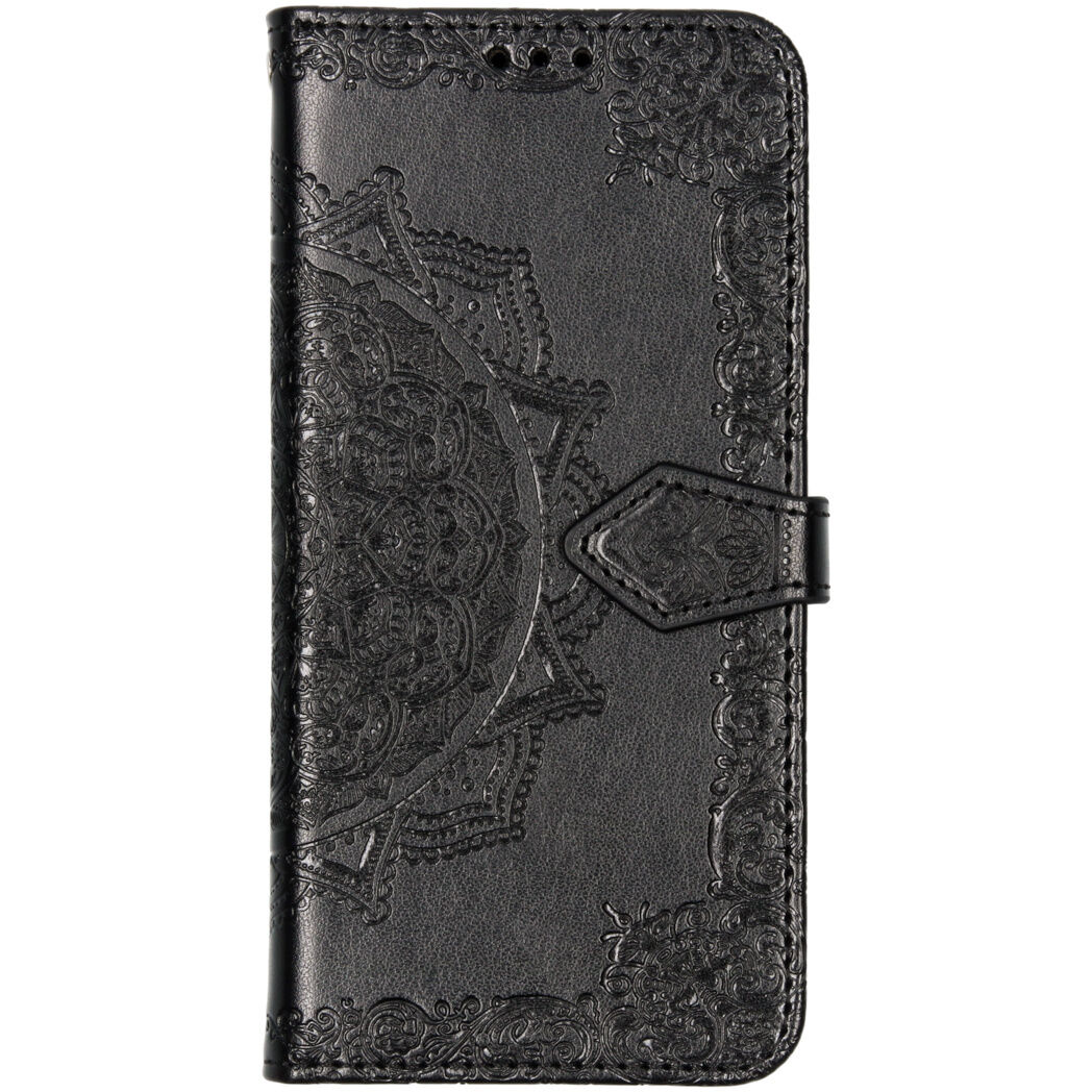 Coquedetelephone.fr Etui de téléphone portefeuille Mandala pour l'Huawei P30 Lite - Noir