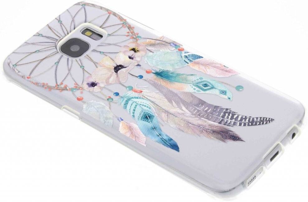 Coquedetelephone.fr Coque Design pour le Samsung Galaxy S7 Edge - Dreamcatcher Feathers