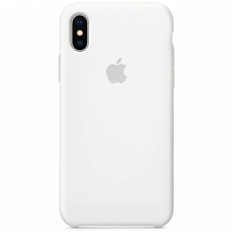 Apple Coque en silicone pour l'iPhone X - Blanc