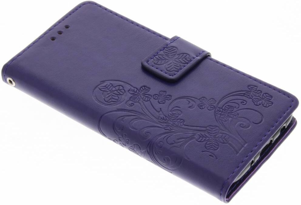 Coquedetelephone.fr Etui de téléphone Fleurs de Trèfle pour le Samsung Galaxy J5 (2017) - Violet