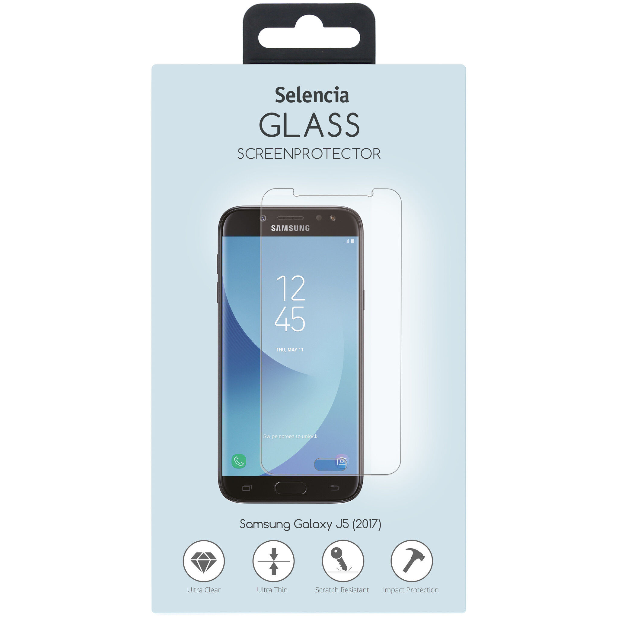 Selencia Protection d'écran en verre durci pour le Samsung Galaxy J5 (2017)