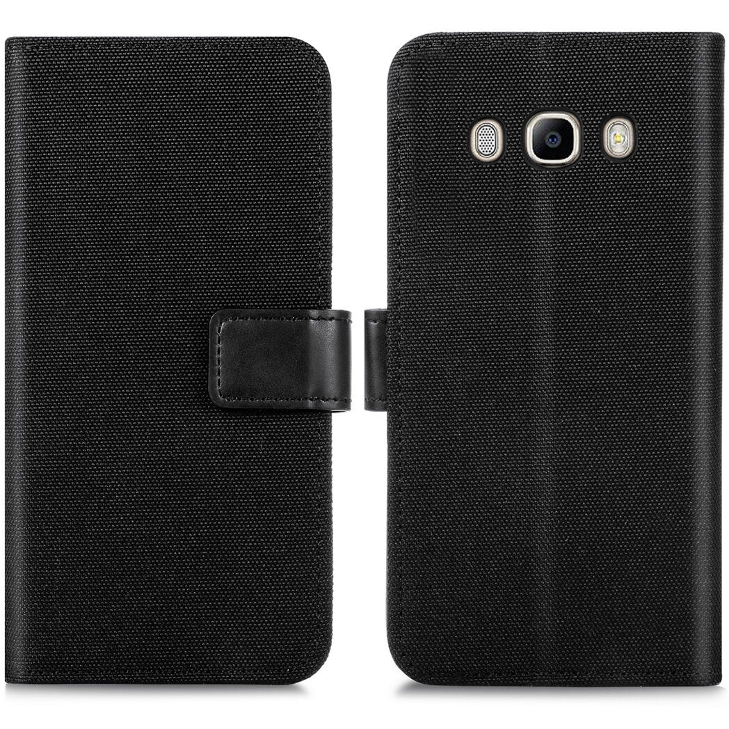 iMoshion Étui de téléphone Canvas Luxe pour le Samsung Galaxy J5 (2016) - Noir