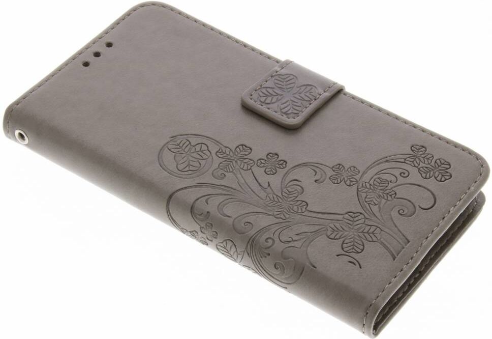 Coquedetelephone.fr Etui de téléphone Fleurs de Trèfle pour le Samsung Galaxy J5 (2016) - Gris