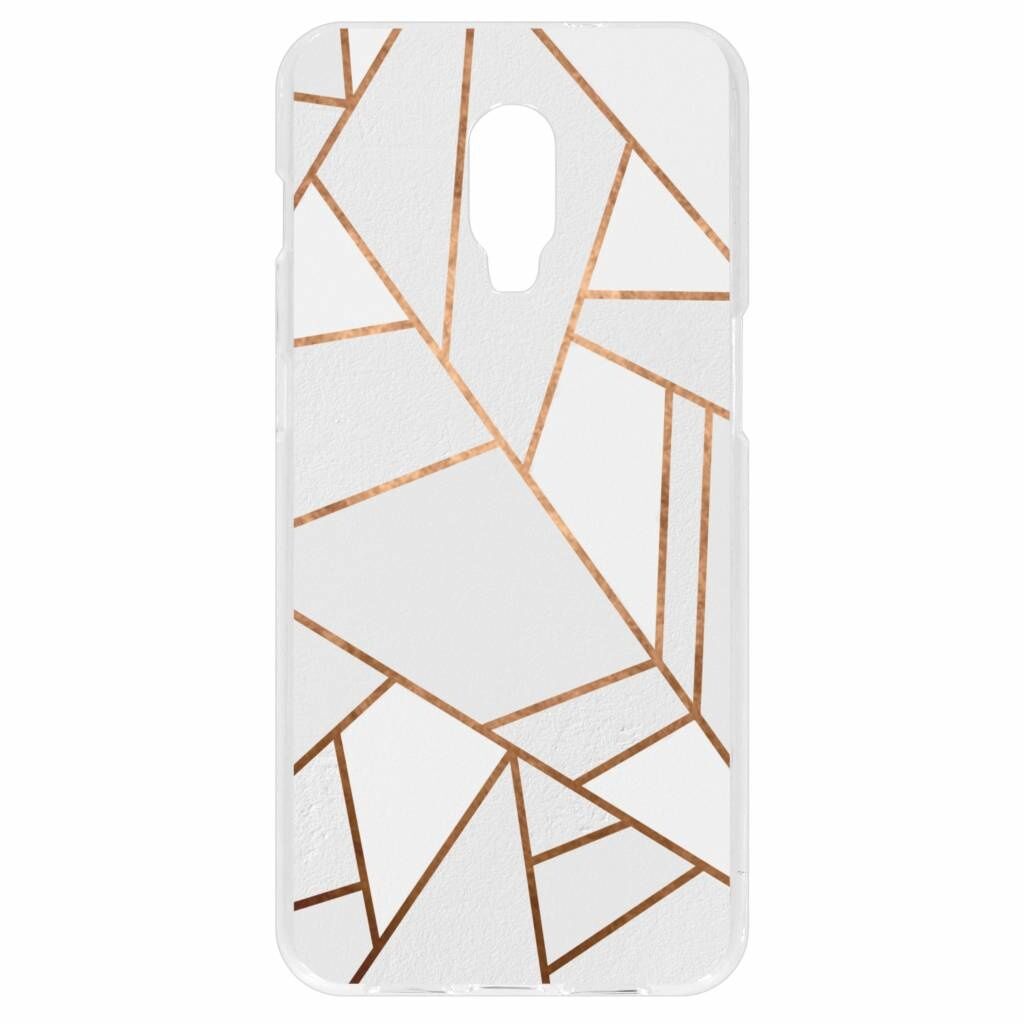 Coquedetelephone.fr Coque design pour le OnePlus 6T - White Graphic