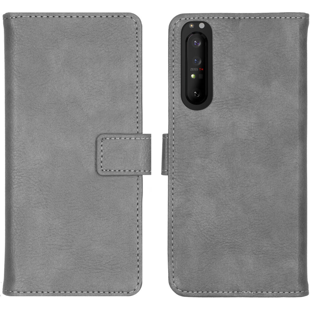 iMoshion Étui de téléphone portefeuille Luxe pour le Sony Xperia 1 II - Gris