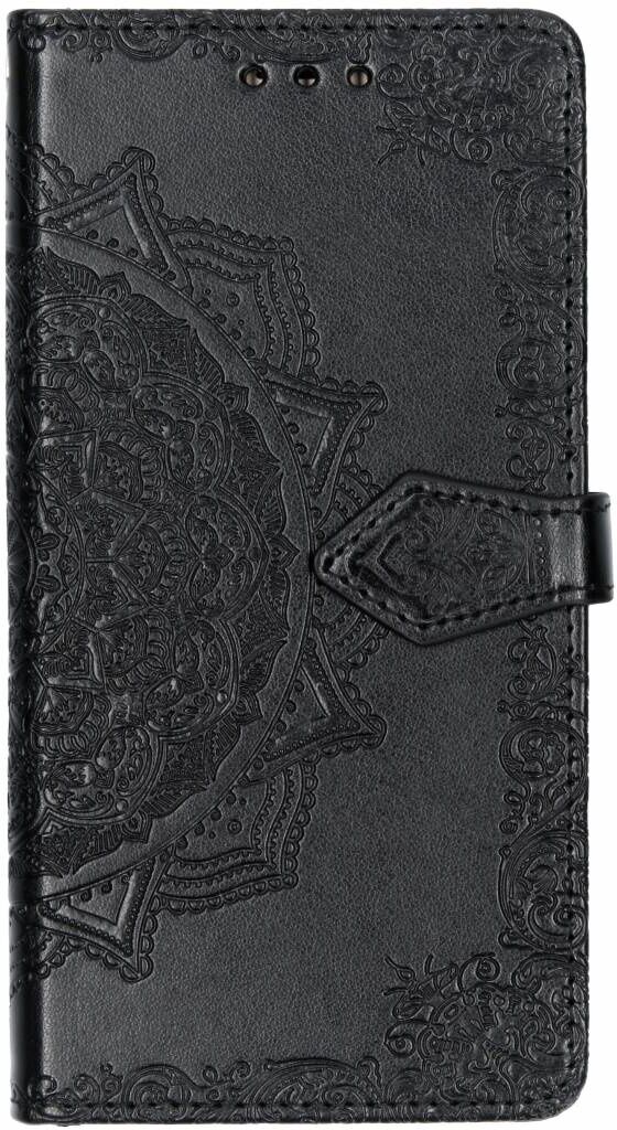 Coquedetelephone.fr Etui de téléphone portefeuille Mandala pour le Samsung Galaxy J7 (2016) - Noir