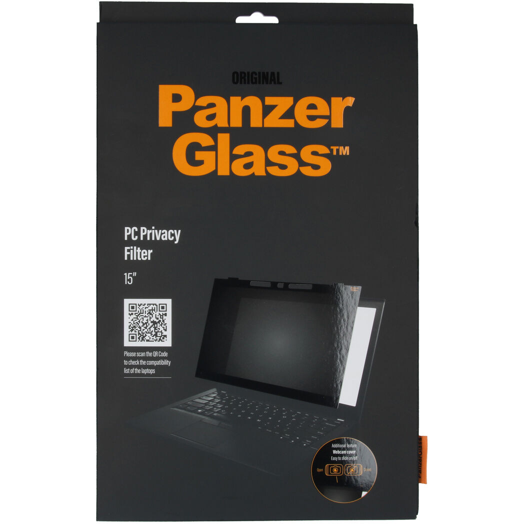 PanzerGlass Protection d'écran Privacy pour le portable 15 inch