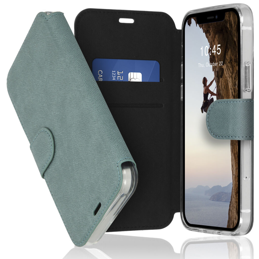 Accezz Étui de téléphone portefeuille Xtreme Wallet pour l'iPhone 12 (Pro) - Bleu clair