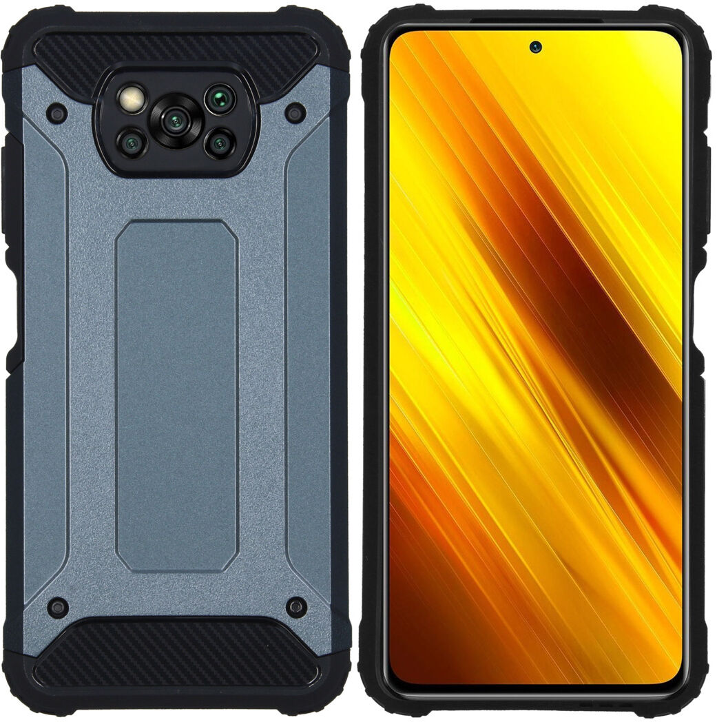 iMoshion Coque Rugged Xtreme pour le Xiaomi Poco X3 - Bleu