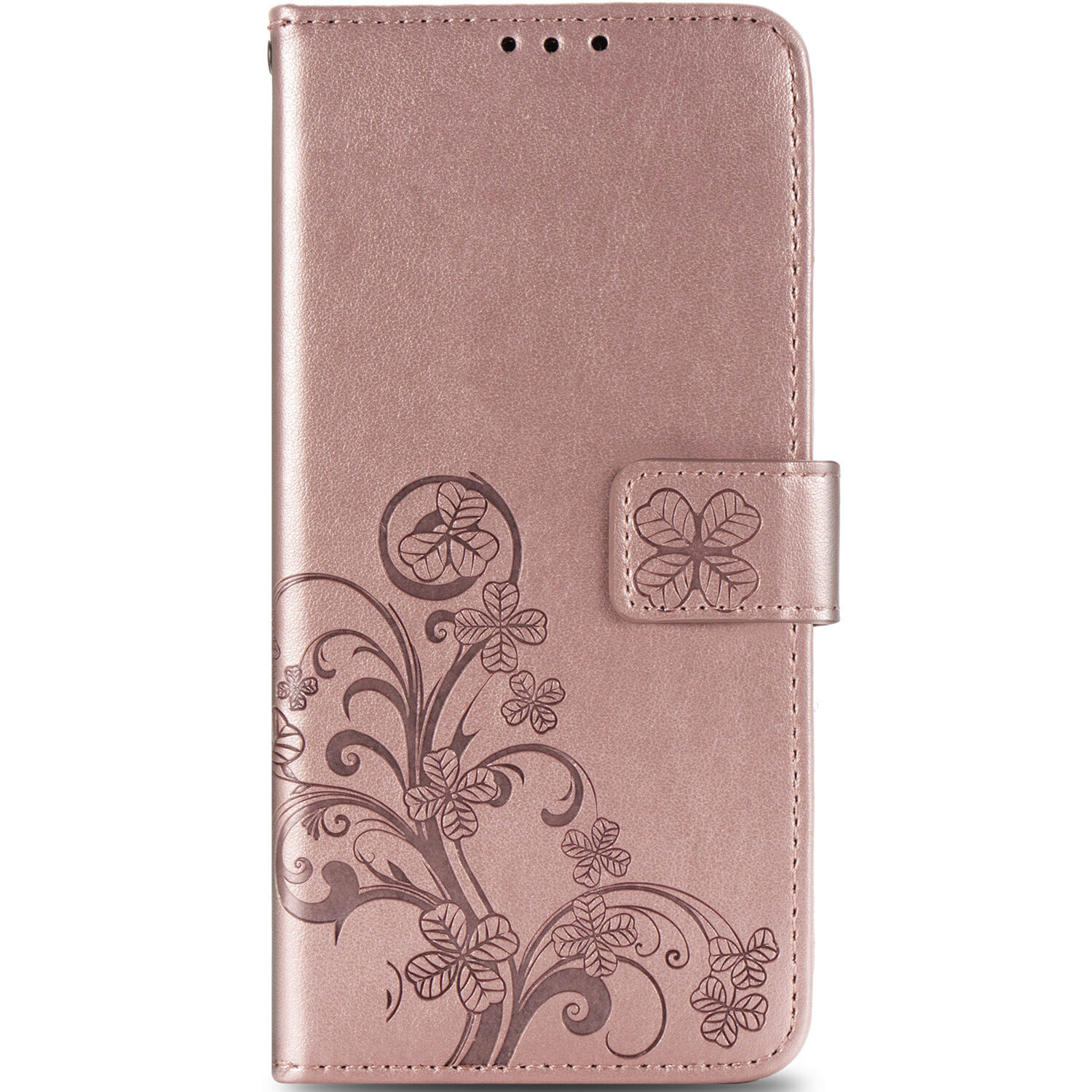 Coquedetelephone.fr Etui de téléphone Fleurs de Trèfle pour le Xiaomi Redmi Note 9 - Rose Champagne