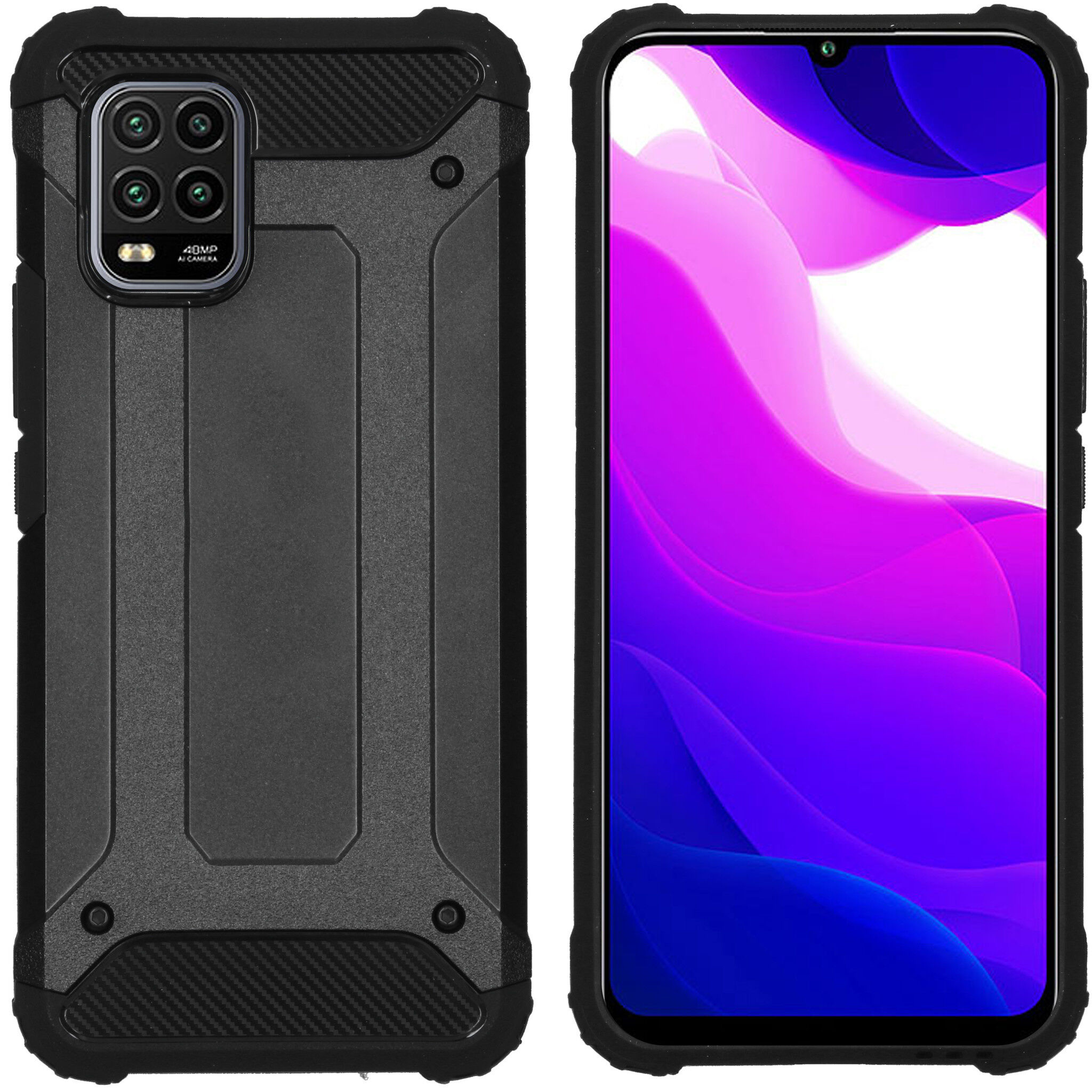 iMoshion Coque Rugged Xtreme pour le Xiaomi Mi 10 Lite - Noir