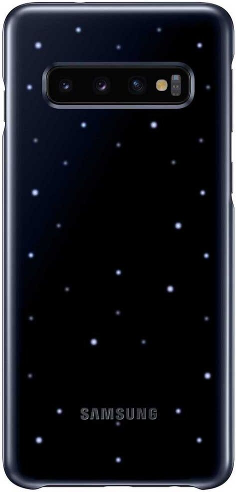 Samsung Galaxy S10 Led Back Case Cover Noir Noir One Size unisex