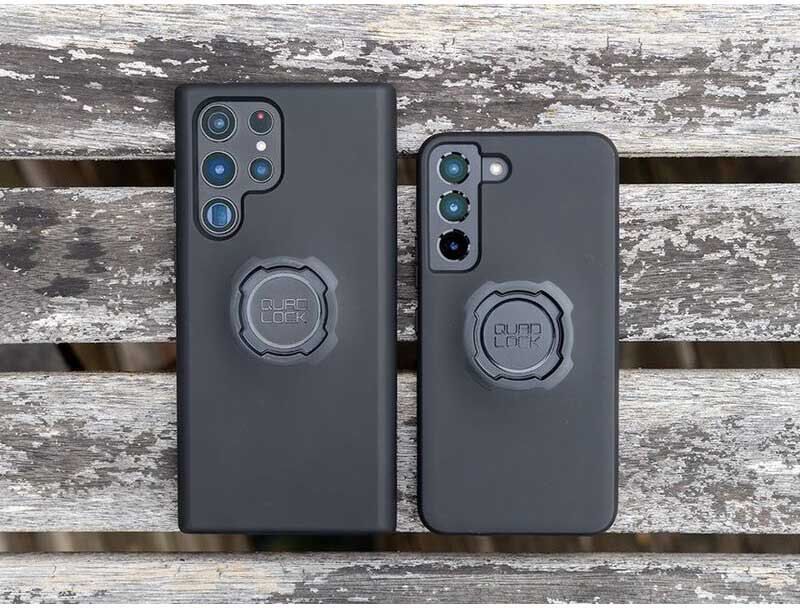 Quad Lock Samsung Galaxy S9 Phone Case Argenté